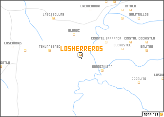 map of Los Herreros