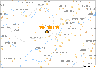 map of Los Higuitos