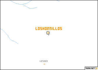 map of Los Hornillos