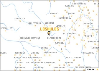 map of Los Hules