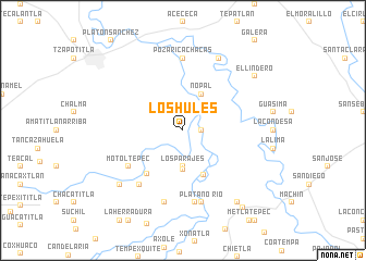 map of Los Hules