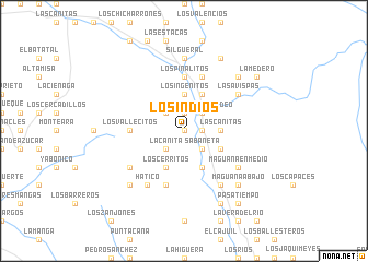 map of Los Indios