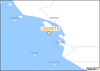 map of Losinets