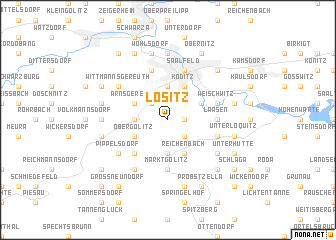 map of Lositz