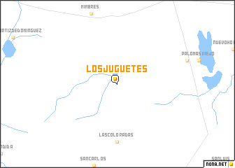 map of Los Juguetes