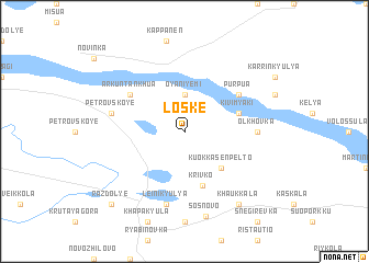 map of Loske