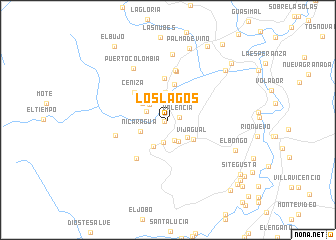 map of Los Lagos
