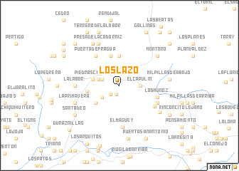 map of Los Lazo