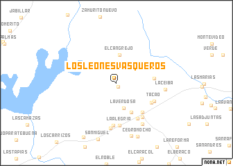 map of Los Leones Vasqueros