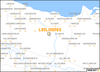 map of Los Limones