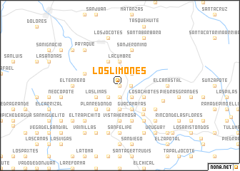 map of Los Limones