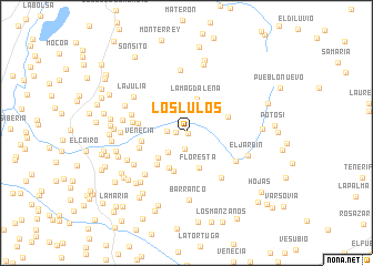map of Los Lulos