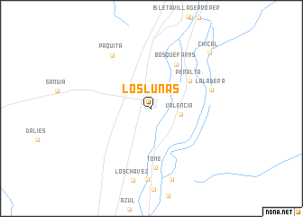 map of Los Lunas