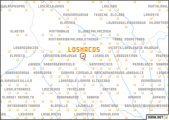 map of Los Macos