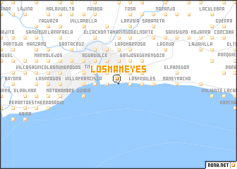 map of Los Mameyes