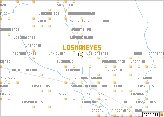 map of Los Mameyes