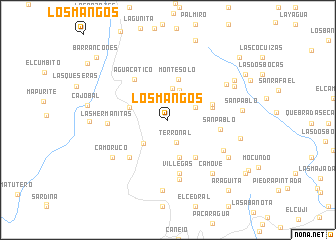 map of Los Mangos