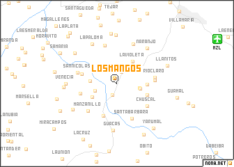 map of Los Mangos