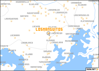 map of Los Manguitos