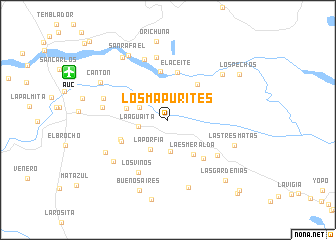 map of Los Mapurites