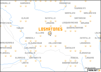 map of Los Matones