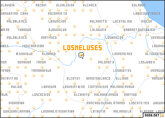 map of Los Meluses