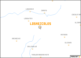 map of Los Mezcales