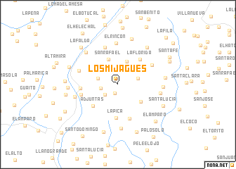 map of Los Mijagues