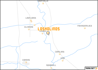 map of Los Molinos
