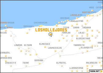 map of Los Mollejones