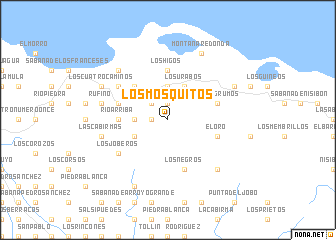 map of Los Mosquitos