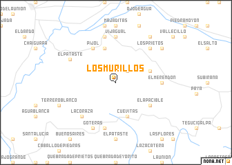 map of Los Murillos