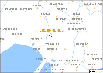 map of Los Nanches