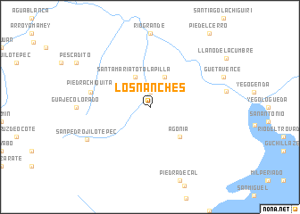 map of Los Nanches