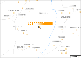 map of Los Naranjeros