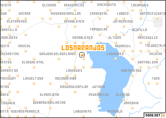 map of Los Naranjos