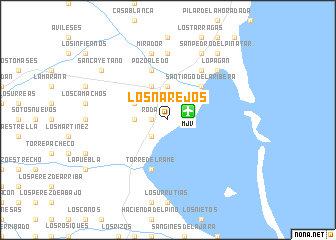 map of Los Narejos