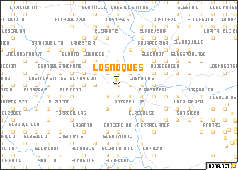 map of Los Noques