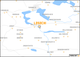 map of Losochi