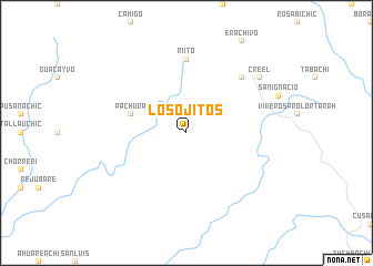 map of Los Ojitos