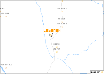 map of Losomba