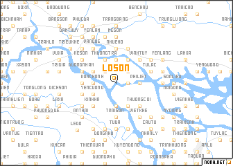map of Lỗ Sơn