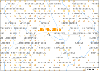 map of Los Pajones
