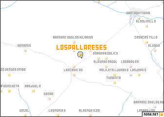 map of Los Pallareses