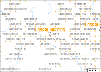 map of Los Palmaritos