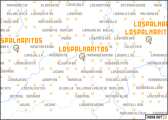 map of Los Palmaritos