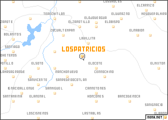 map of Los Patricios