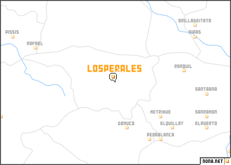 map of Los Perales