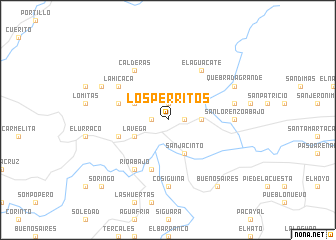 map of Los Perritos