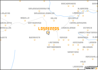 map of Los Perros